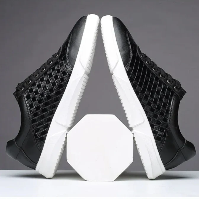 Bordeaux Woven Sneakers