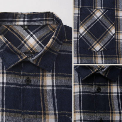 Oakern Men's Harbor Heavyweight Flannel Shirt