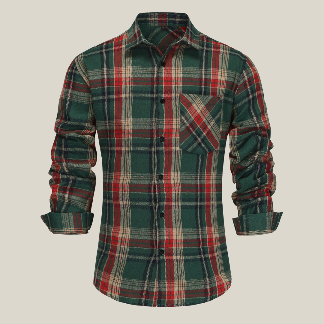Men's Oakern Explorer Flannel Shirt - 100% Cotton
