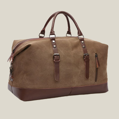 Oakern Heritage Duffel – Waxed Canvas & Leather Travel Bag