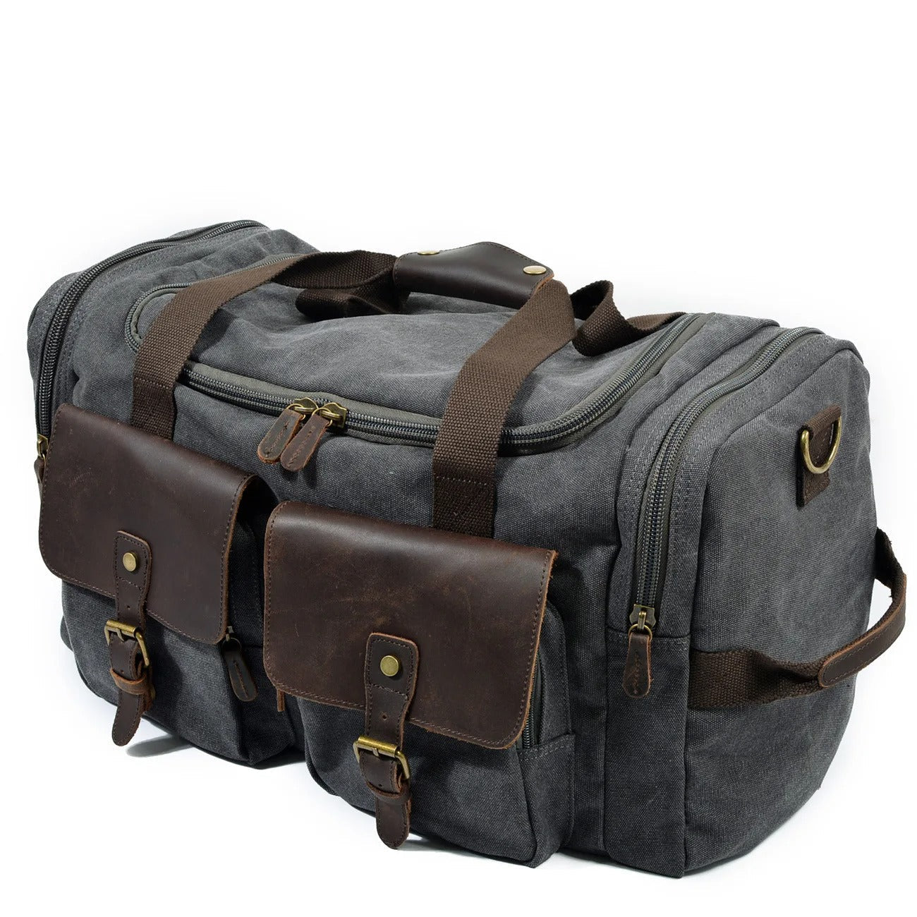Oakern Expedition Duffel – Vintage Canvas Travel Bag