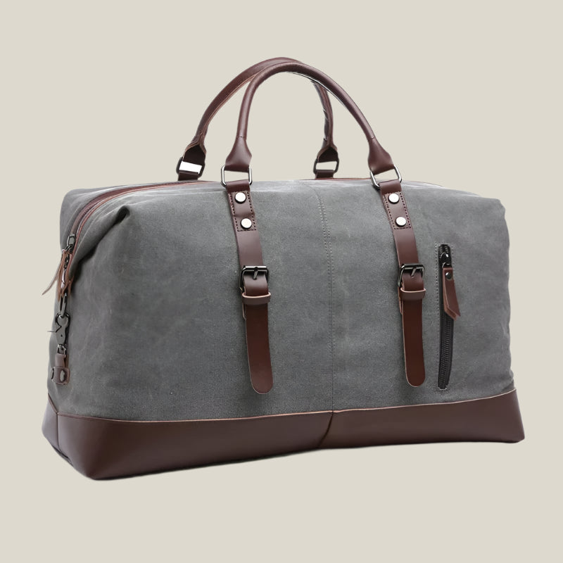 Oakern Heritage Duffel – Waxed Canvas & Leather Travel Bag