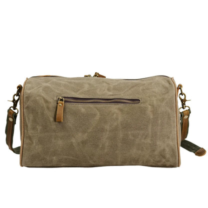 Oakern Pathfinder Duffel – Waxed Canvas & Leather Travel Bag