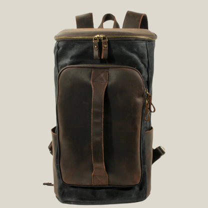 Oakern Ranger Backpack – Waxed Canvas & Leather Travel Pack